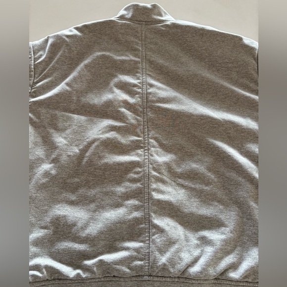 Vuori Halo Basin Bomber Jacket Heather Gray Size Small - Picture 11 of 14